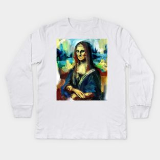 MonaLisa Kids Long Sleeve T-Shirt